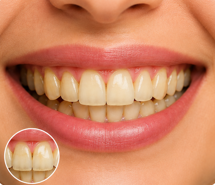 Before Teeth whitening
