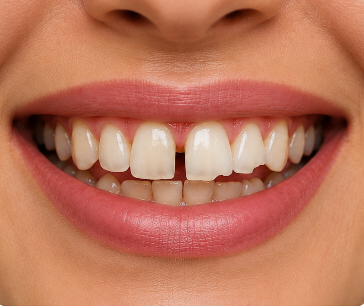 Before Dental Veneers